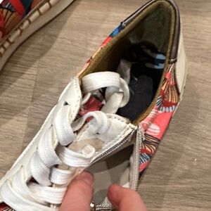 Floral Canvas Sneakers